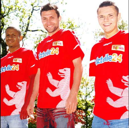 1. FC Union Berlin am Sonntag in neuen Trikots von uhlsport