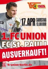 1. FC Union Berlin vs. FC St. Pauli: Stadion An der Alten Försterei ausverkauft!