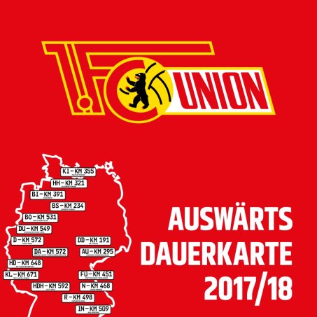 15.700 km quer durch Deutschland! Die Auswärtsdauerkarte 2017/2018 ist da!