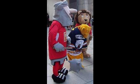 2. Platz beim Berliner Maskottchenlauf