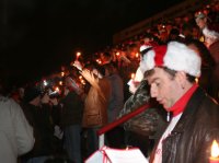 2000 Unioner beim Weihnachtssingen