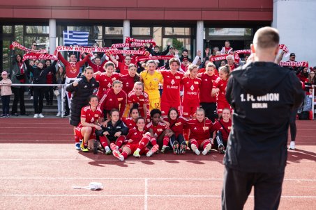 A less exultant photo, a shot that proves their determination. Union had won 7-0, but knew they could have done better. 