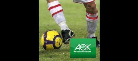AOK: Exklusiver Gesundheitspartner mit Promotionaktion zum heutigen Spiel