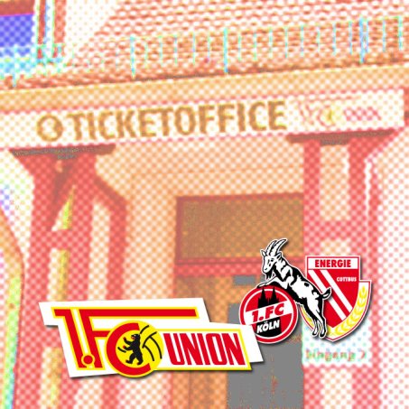 Ab Montag im Vorverkauf: Union vs. Köln und Cottbus