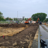 Abriss Gebäude, Mai 2022