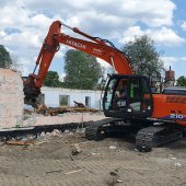 Abriss Gebäude, Mai 2022