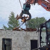 Abriss Gebäude, Mai 2022