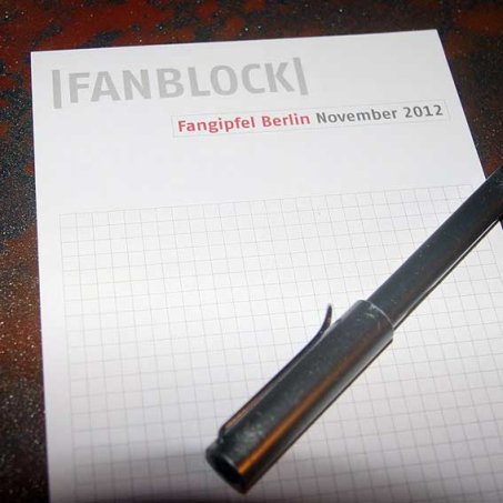 Abschlusserklärung des Fan-Gipfels in Berlin vom 01. November 2012