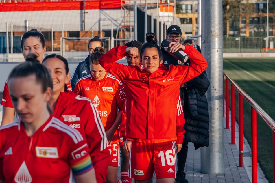 Abu before the cup game against Stern 1900. 