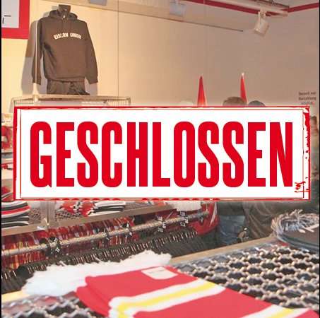 Achtung: Fanshop schließt am Samstag bereits um 18:00 Uhr