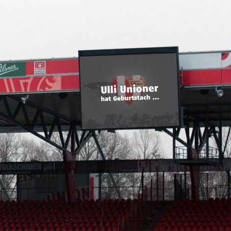 „Alles Gute“ kommt per Videowand: Neue Funktion auf der Union-Website