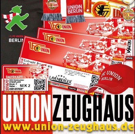 Alles aus einer Hand: Im Union-Zeughaus gibt’s Fanartikel & Tickets