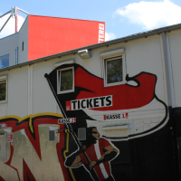 Am Donnerstag: Abendkasse und Ticketoffice im Container