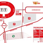 Anreise und Eingänge