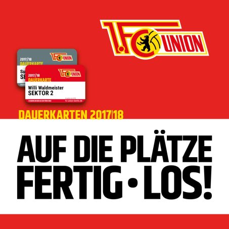 Auf die Plätze ...! Dauerkartenverkauf startet am 14. Juni 2017
