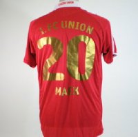 Auf ein Neues: Matchworn &#039;Meistertrikot&#039; Home 2008/09 von Kevin Maek mit Sonderstick zur Drittliga-Meisterschaft! Gr. L