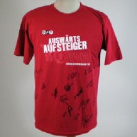 Aufstiegsshirts vom 1. FC Union Berlin mit den Autogrammen der Aufstiegshelden! Größe L oder XL