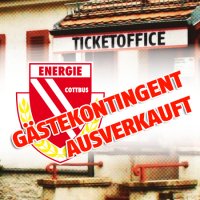 Auswärtskontingent für Energie Cottbus ist ausverkauft