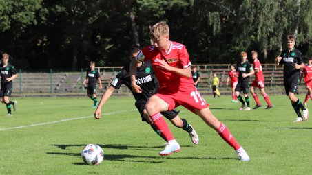 B-Junioren unterliegen Hannover knapp
