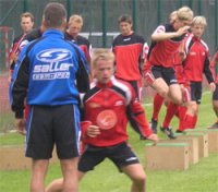 Beachfußball fiel ins Wasser