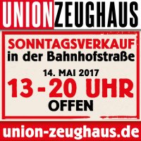 Bei Union ist alles anders: Sonntagsverkauf im Union-Zeughaus am 14. Mai 2017