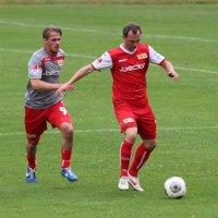 Belastung hochgeschraubt: Team Grau gewinnt 70-minütiges Trainingsspiel 