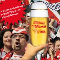 Berliner Pilsner: Autogrammstunde mit Hüzeyfe Dogan und Michael Parensen