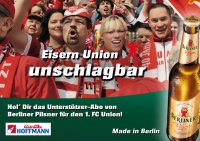 Berliner Pilsner: Sammelaktion für Union-Fanbiergarten!