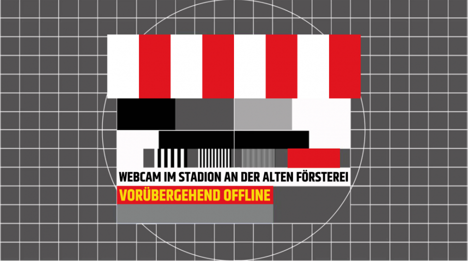 Blick von der Gegengeraden auf die Haupttribüne