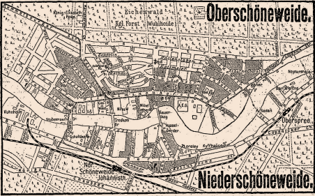 Buntzel- und Kunheimstraße am Ende der Wilhelminenhofstraße