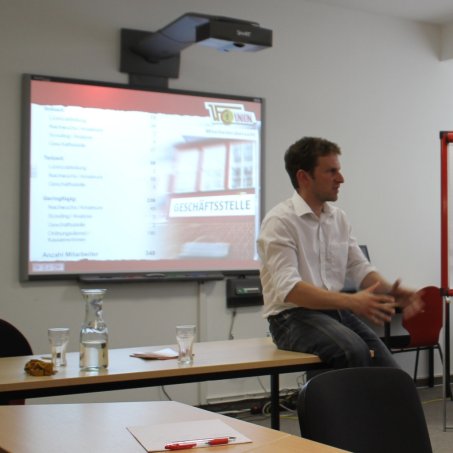 Campus Union: Macromedia-Studenten besuchen das Nachwuchsleistungszentrum