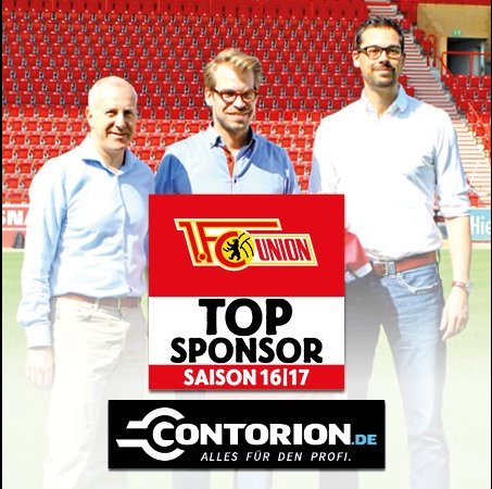 Contorion GmbH wird neuer Top-Sponsor beim 1. FC Union Berlin