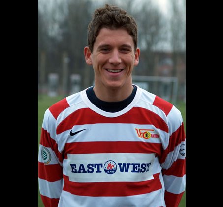 Daniel Bauer, Mittelfeldspieler des 1. FC Union Berlin