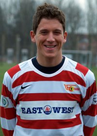 Daniel Bauer, Mittelfeldspieler des 1. FC Union Berlin