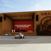 Das Parkhaus mit Bühne