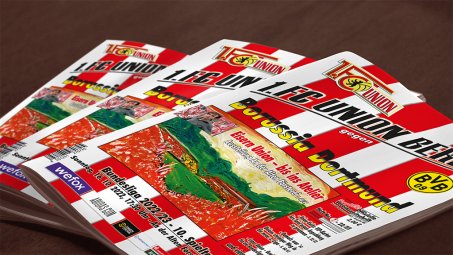 Das Programmheft für die Dortmund-Partie