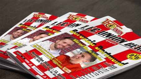 Das Programmheft zum Dortmund-Spiel