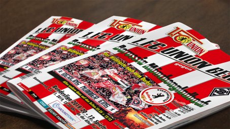 Das Programmheft zum Gladbach-Spiel