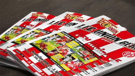 Das Programmheft zum Heimspiel gegen Mainz