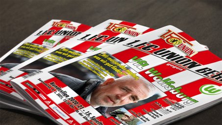 Das Programmheft zur Partie gegen Wolfsburg