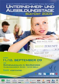 Der 1. FC Union Berlin e.V. auf den Unternehmer- und Ausbildungstagen Süd-Ost 2009