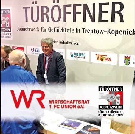 Der 1. FC Union Berlin und der Wirtschaftsrat unterstützen Flüchtlinge beim Einstieg in den Arbeitsmarkt