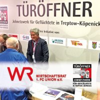 Der 1. FC Union Berlin und der Wirtschaftsrat unterstützen Flüchtlinge beim Einstieg in den Arbeitsmarkt