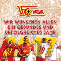 Der 1. FC Union Berlin wünscht allen ein erfolgreiches neues Jahr!