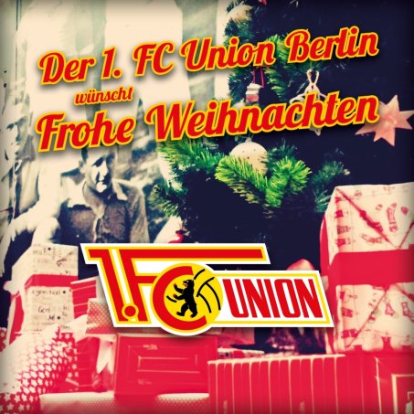 Der 1. FC Union Berlin wünscht fröhliche Weihnachten!