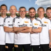 Die Denker - Adrian Wittmann, Michael Gspurning, Markus Hoffmann, Urs Fischer, Sebastian Bönig, Martin Krüger, Johannes Thienel, Sebastian Podsiadly (v.l.n.r.) Es fehlen: Marcel Borggräfe und Gerry Gerosa