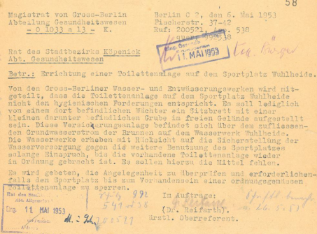 Die sanitäre Anlage bedurfte einer Erneuerung