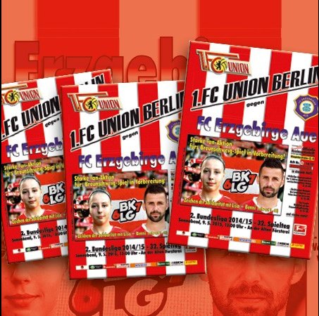 Druckfrisch: Programmheft zum Aue-Spiel