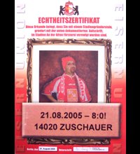 Ein Stein als Dank an die Fans