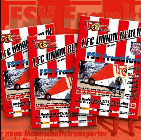 Eingetroffen: Programmheft zum Spiel gegen Frankfurt 